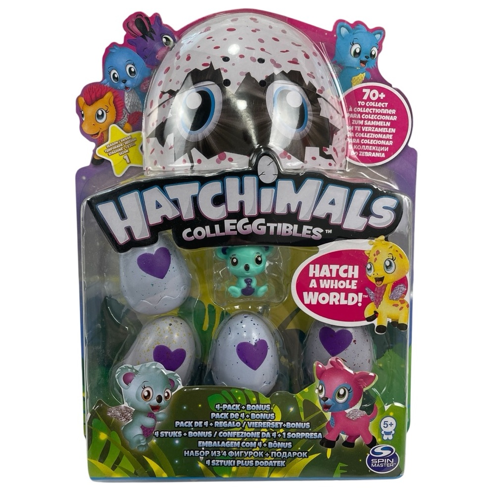 NEW Hatchimals Season 1 Colleggtibles 4 Pack + Bonus